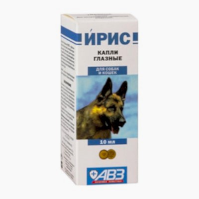 на фото товар из зоомагазина Акелла: Глазные капли «Ирис»