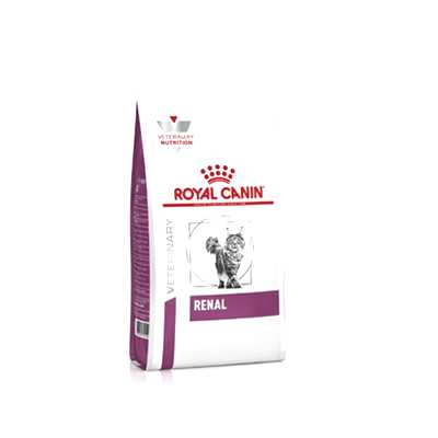 на фото товар из зоомагазина Акелла: Royal Canin для поддержания функции почек при острой или хронической болезни почек RENAL для кошек